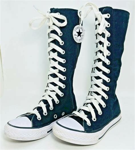 high top converse knee high